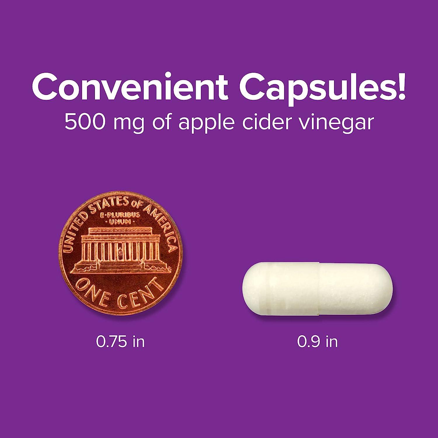 Webber Naturals Apple Cider Vinegar Pills 1500 mg per Serving High