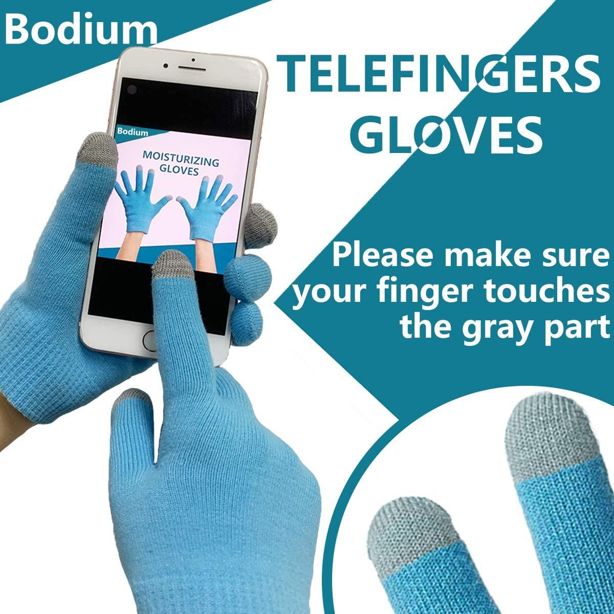 Moisturizing Gel Gloves, Touch Screen Cotton Gloves Heal Eczema