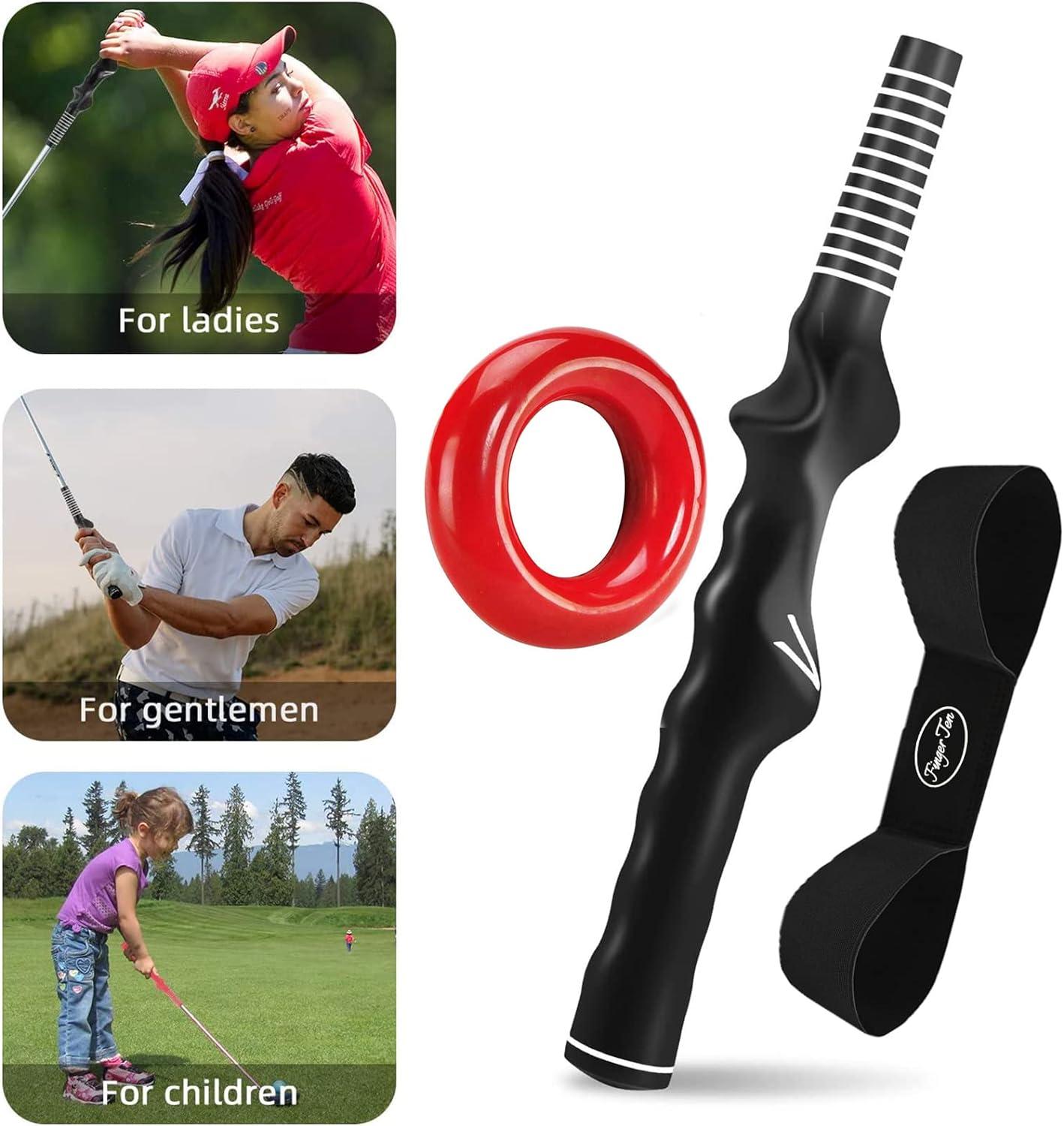 FINGER TEN Golf Club Swing Weight Ring Warm Up Trainer Aid