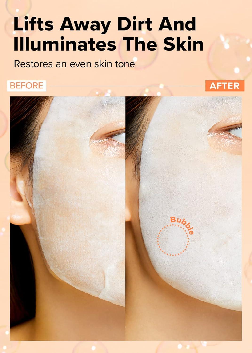 I Dew Care Glow Up Bubbles Sheet Mask Pack - Vitamin C