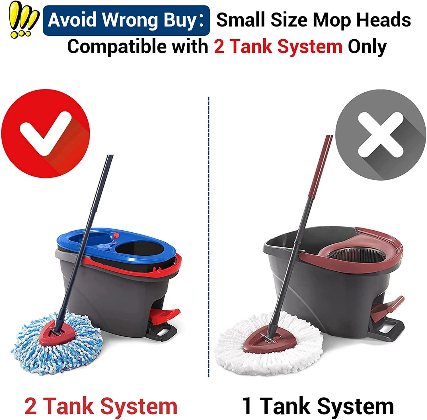 MXZONE Spin Mop Replace Head for Spinning EasyWring Rinse Clean Mop