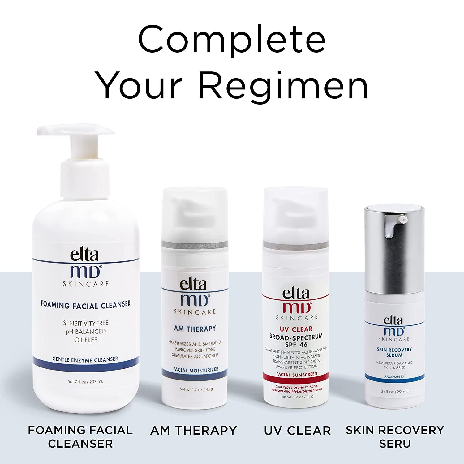 EltaMD Foaming Facial Cleanser 7 Fl Oz Gentle, OilFree