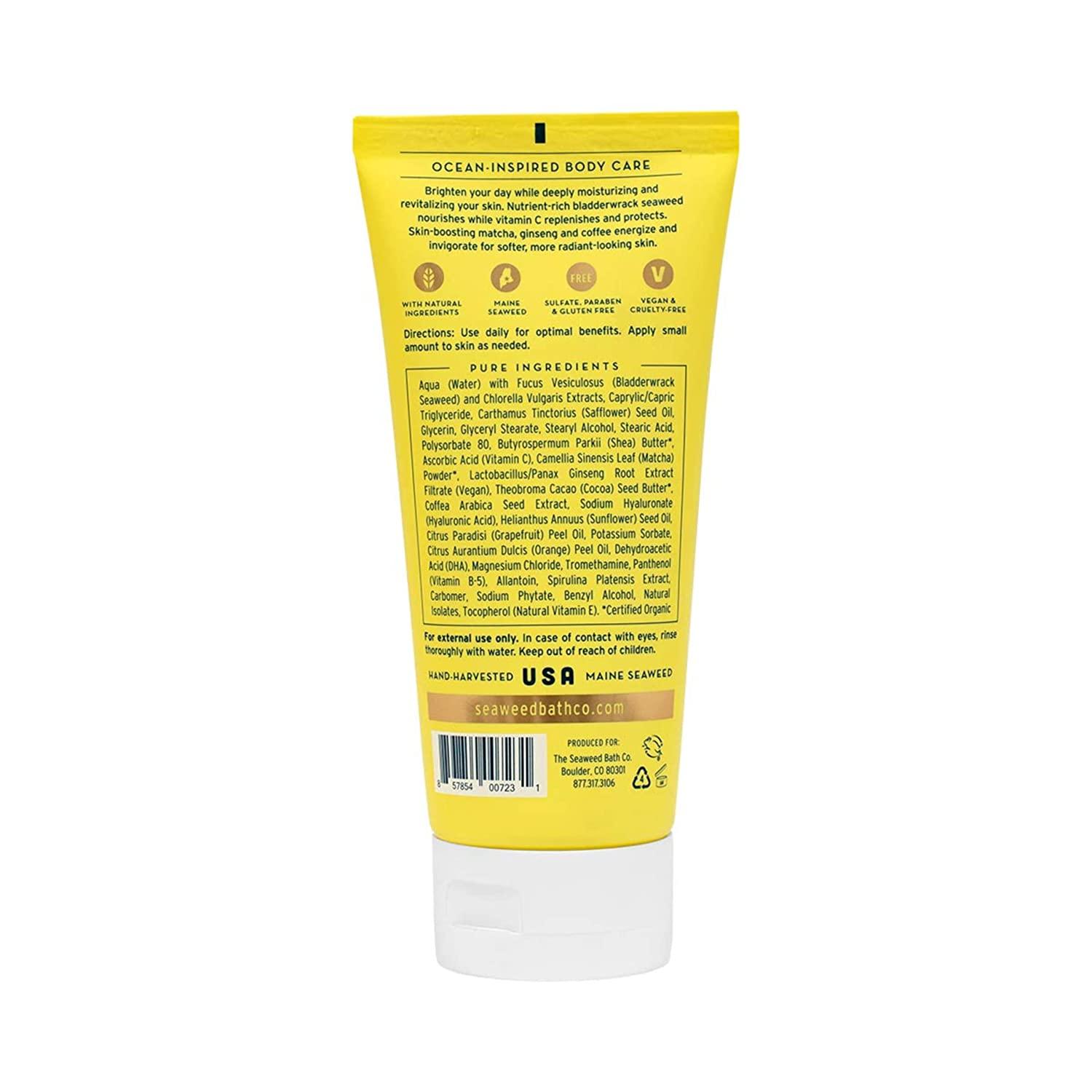 The Seaweed Bath Co. Energizing Body Cream, Uplift, NutrientRich