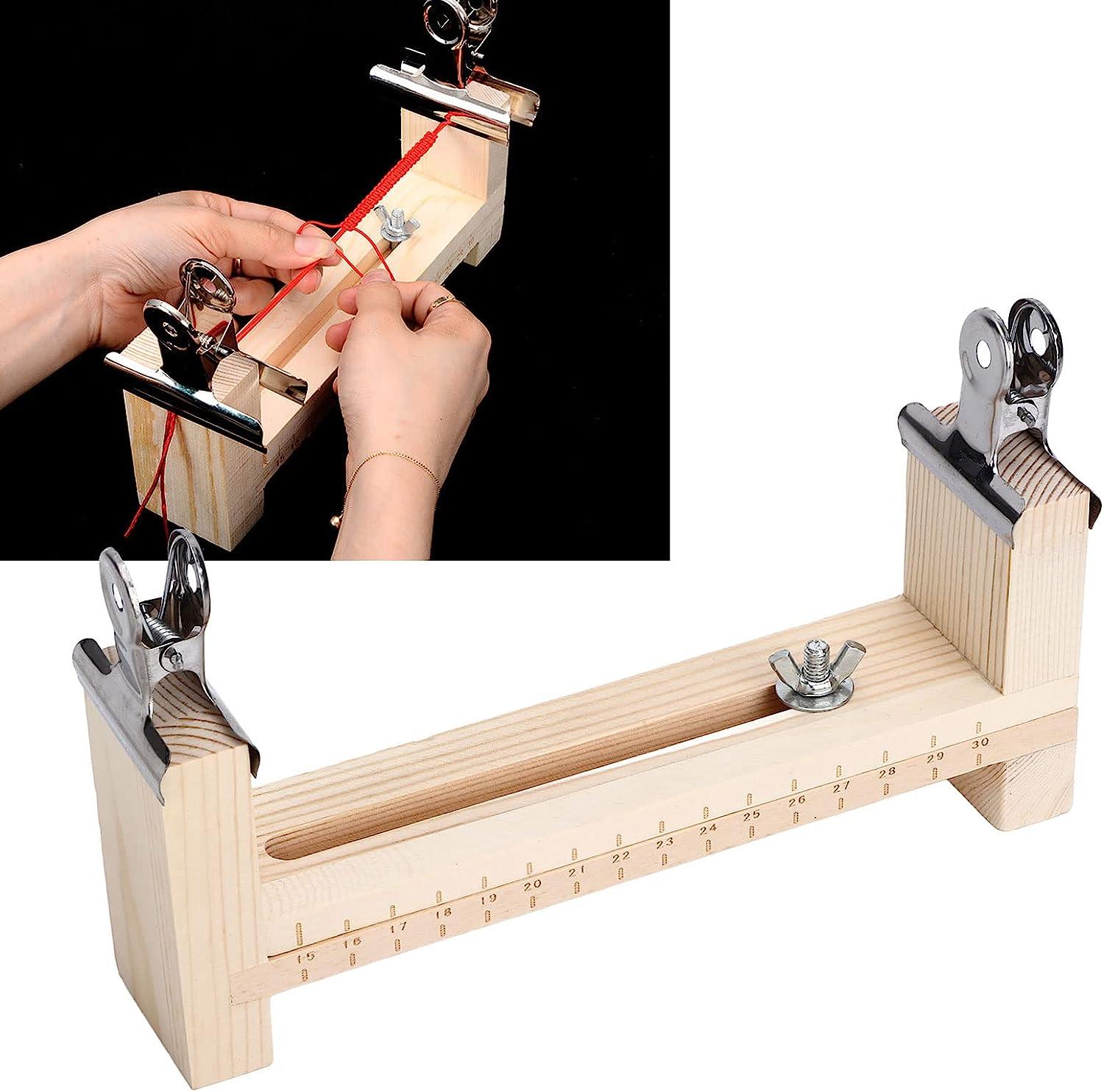 Wooden Jig Bracelet Maker With Two Clips Fixed Paracord - Temu