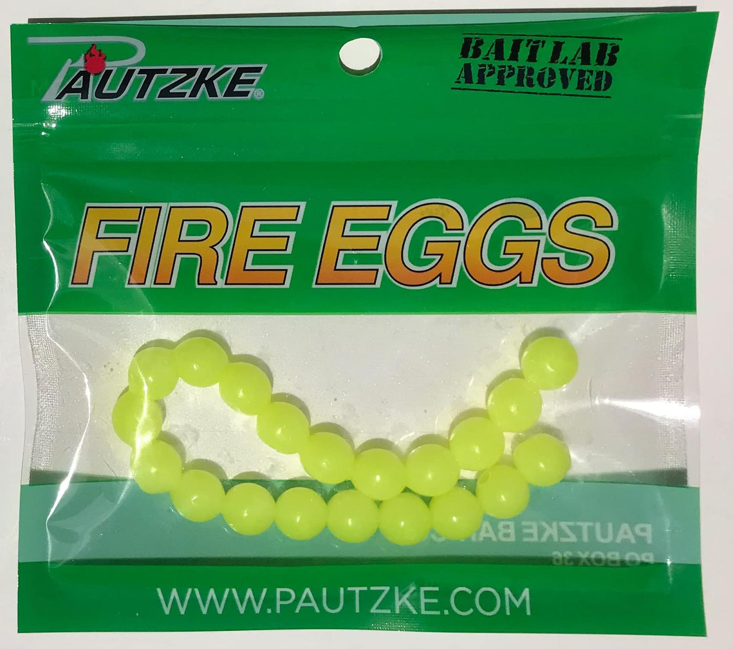 Pautzke Fire Eggs Soft Bait - Chartreuse - Trout