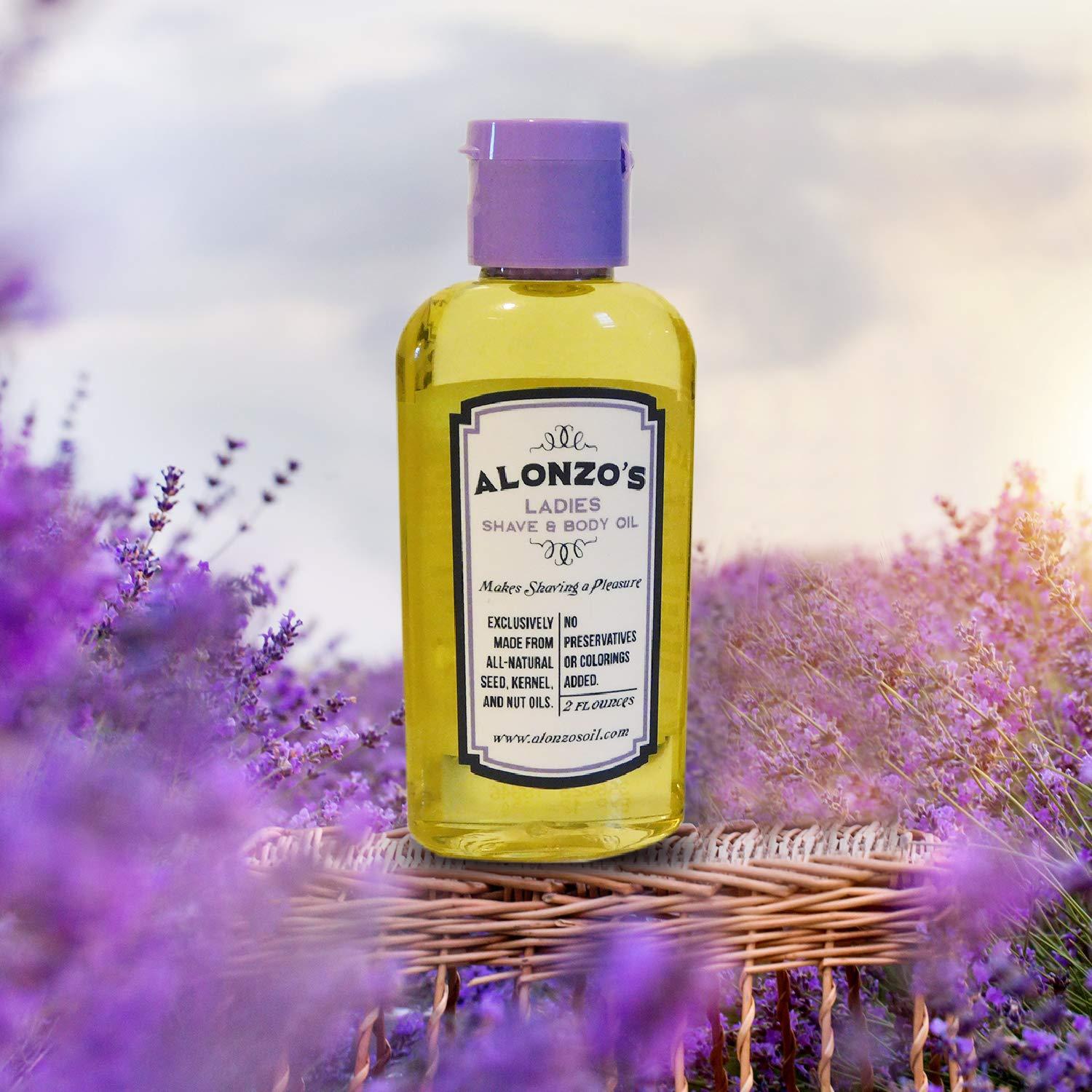 Alonzos Sensational Shave Shaving Oil for Women (2 Oz Bottle) All