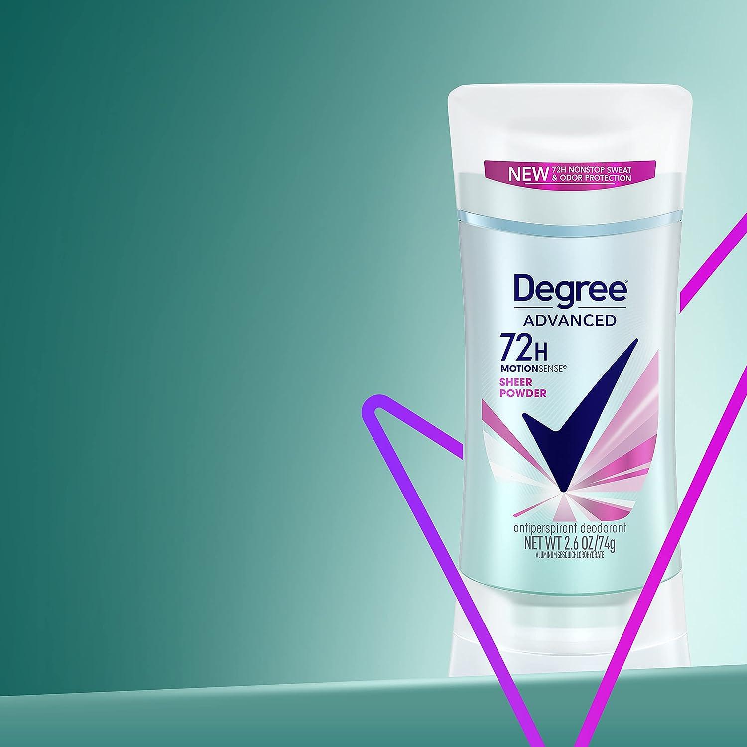 Degree MotionSense Sheer Powder Antiperspirant Deodorant 2.6 oz