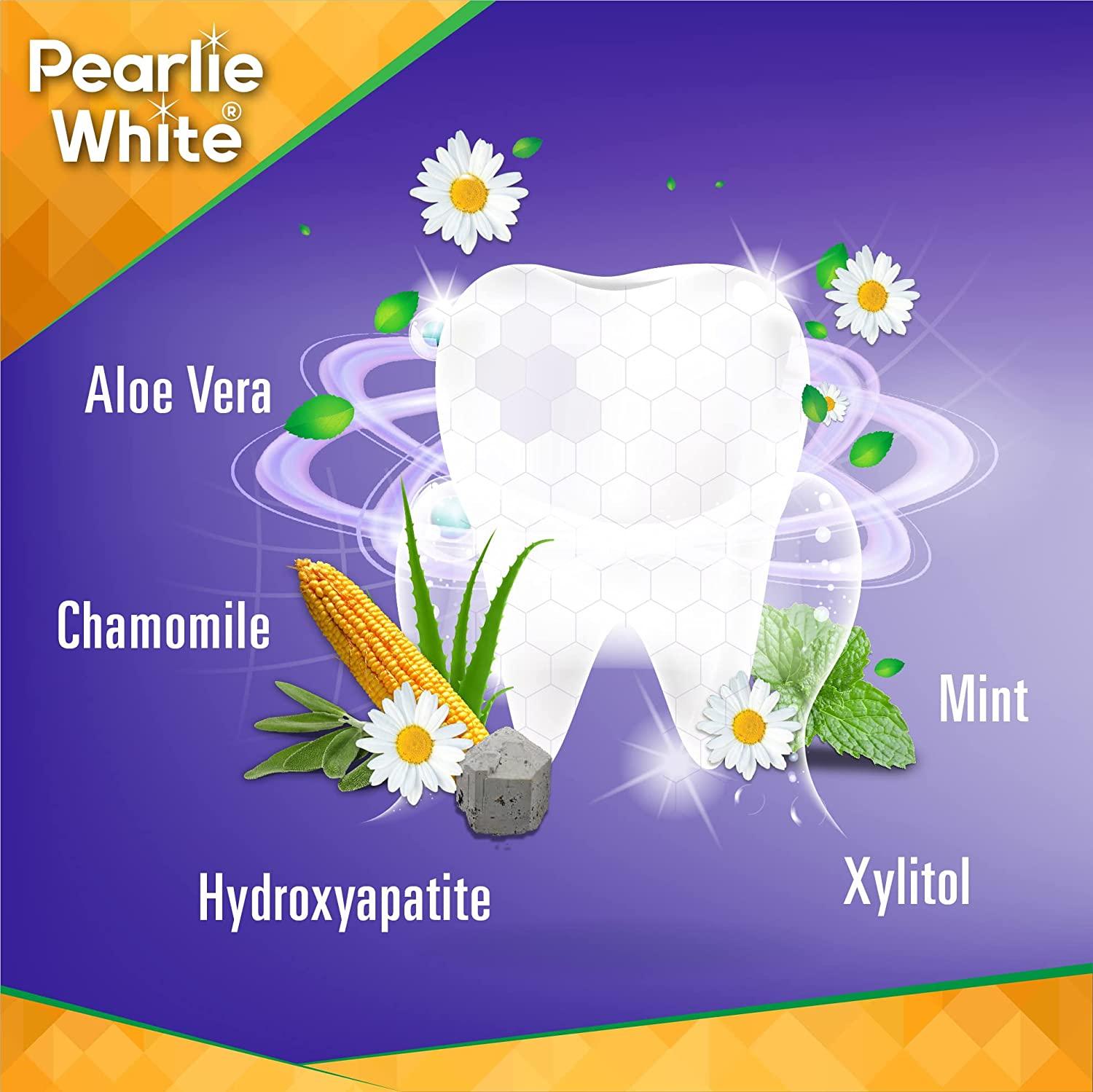 Pearlie White Active Remineralization Fluoride Free Toothpaste 3.8oz