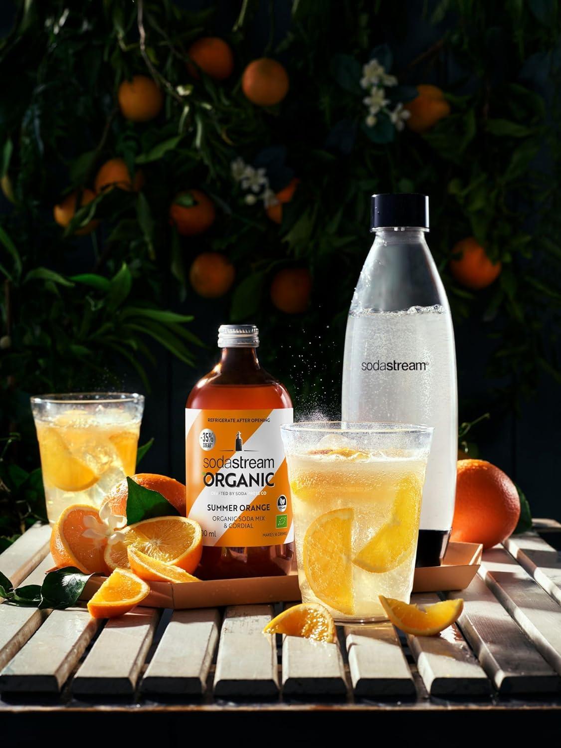 SodaStream Flavours Organic Orange Drink Mix Fizzy Drink Maker
