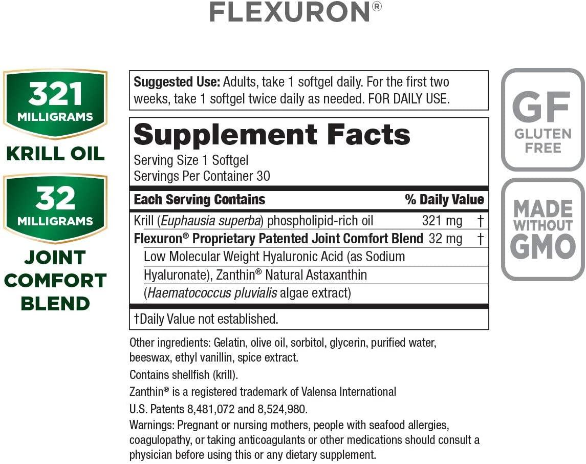 Flexuron Joint Formula by Purity Products 3X Better Than Glucosamine