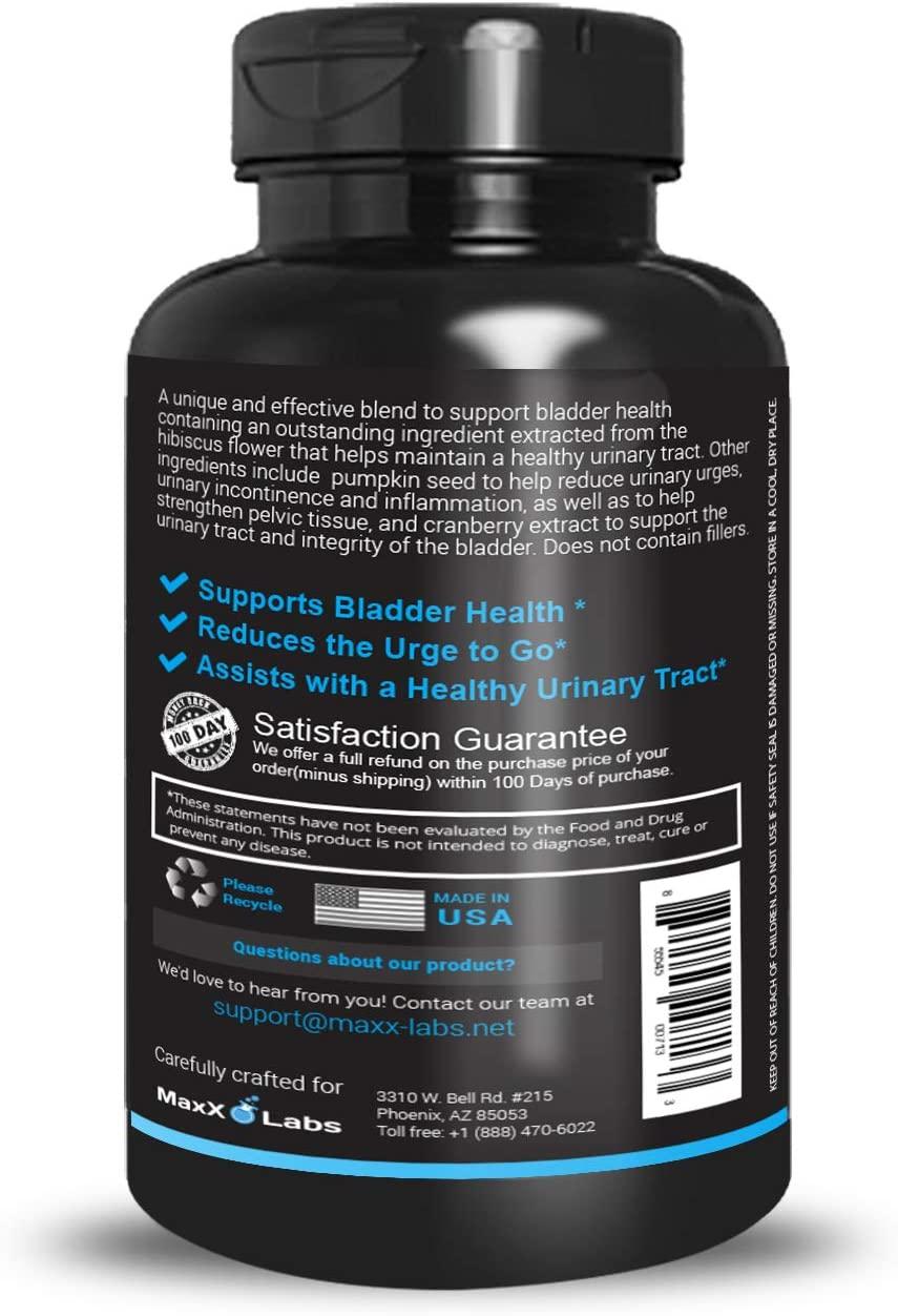 Advanced Bladder Control and UTI Potent Blend of Cranberry and Pumpkin Seed Extract & Vitamin