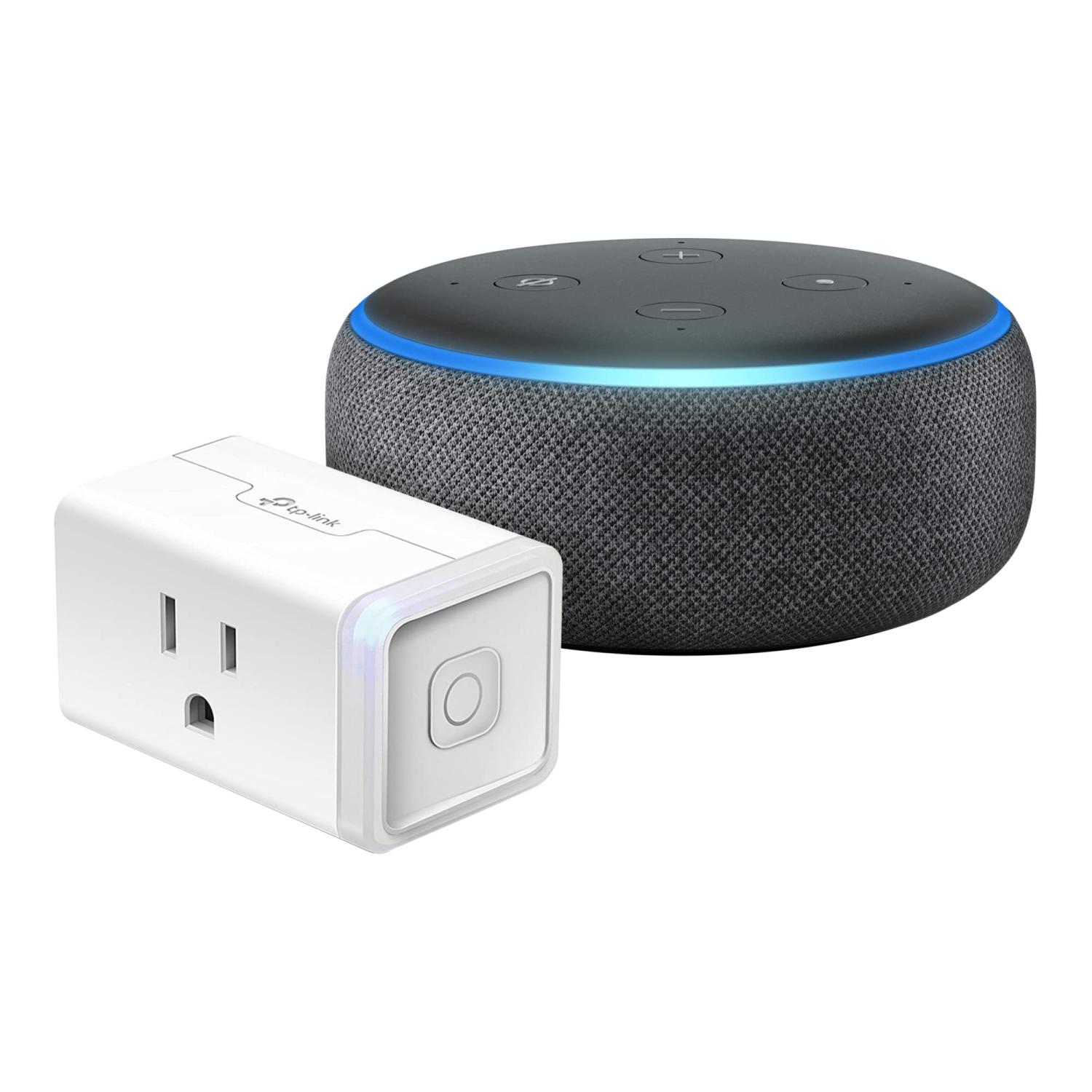 Echo Dot (3rd Gen)  Charcoal with Kasa Smart Plug Mini w/ $2.99