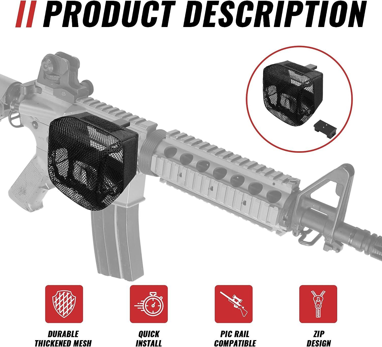 GLORYFIRE Brass Catcher with Heat Resistant Mesh and Zippered Bottom WITH ONE MOUNT