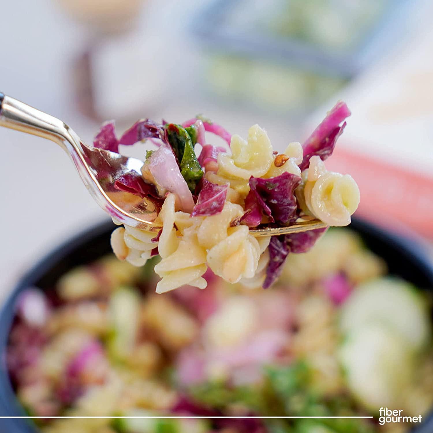 Fiber Gourmet Light Rotini Pasta, Low Calorie & FiberRich Pasta, Made