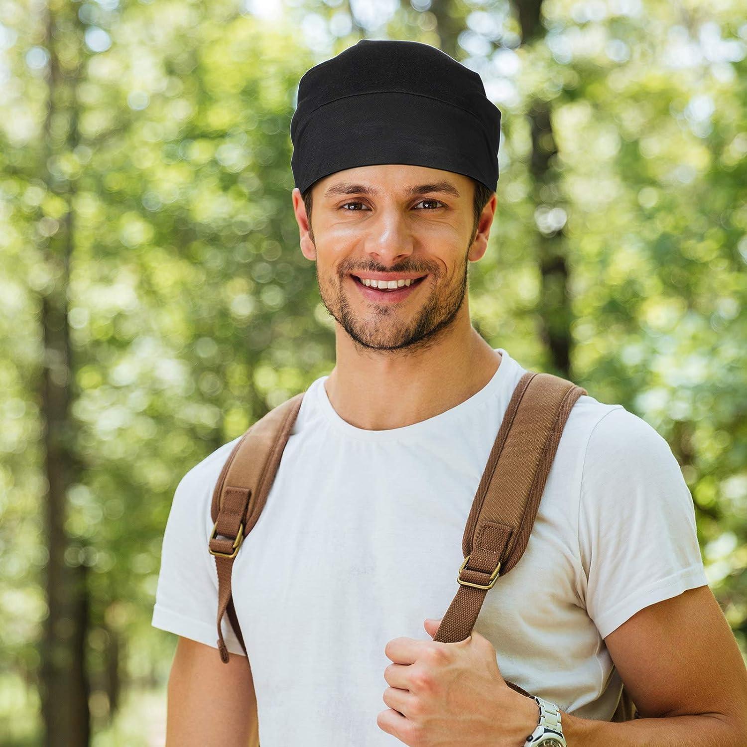 Bonnet Curly Hair With Hat Men Satin Cap Men MASC Hair Cap Satin