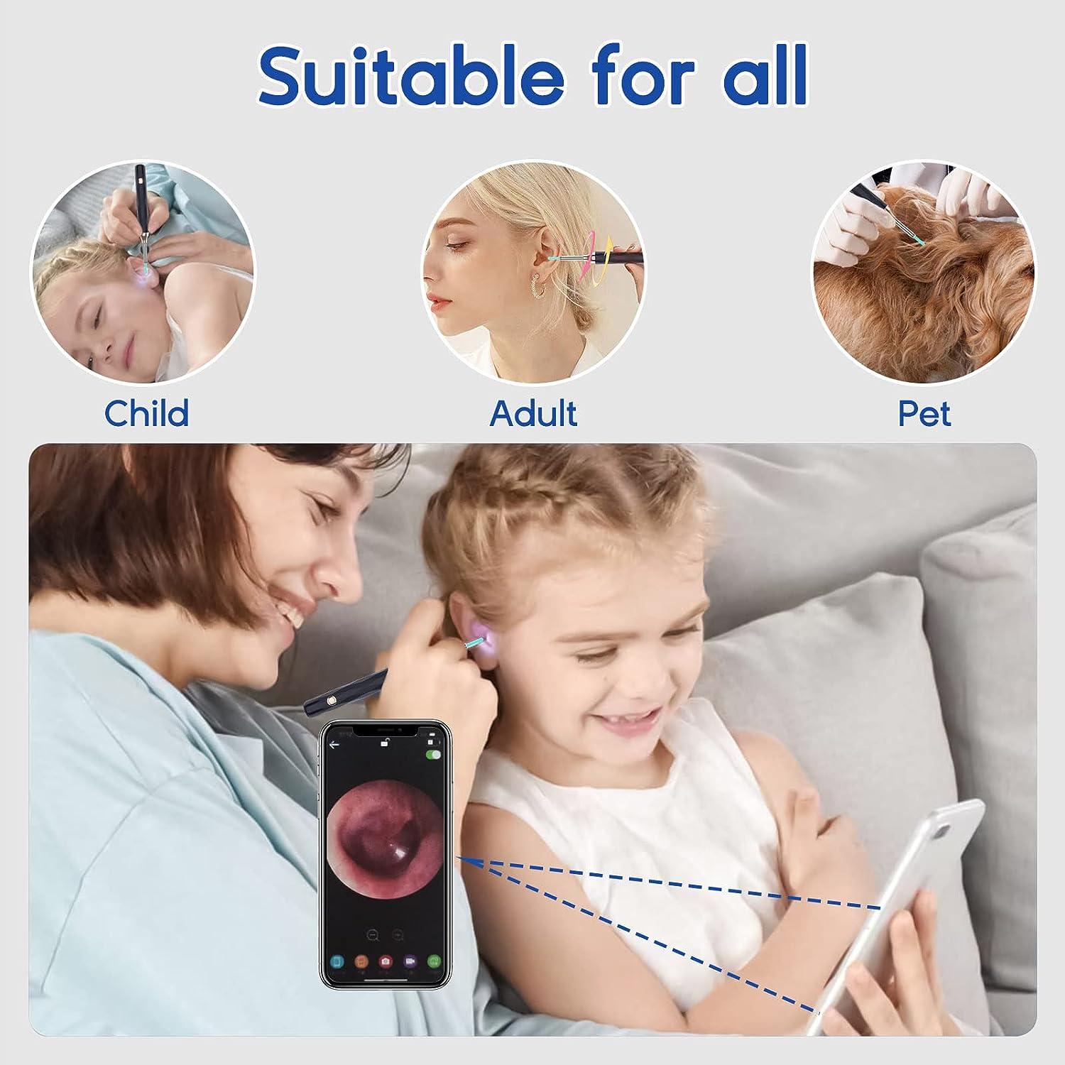 Ear Wax Removal Ear Cleaner with Camera and Light Wireless Ear