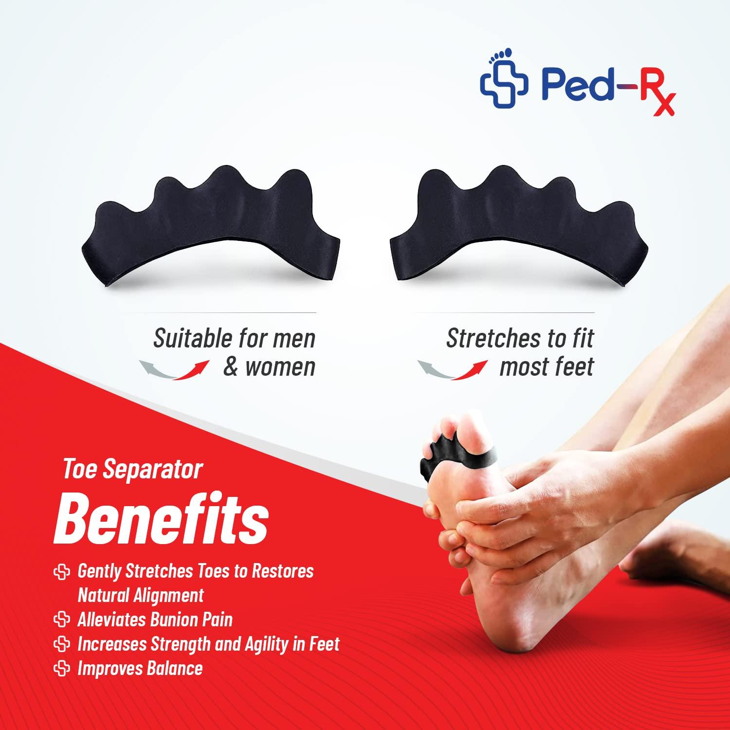 3 pairs PedRx Toe Separators Toe Stretchers to Straighten