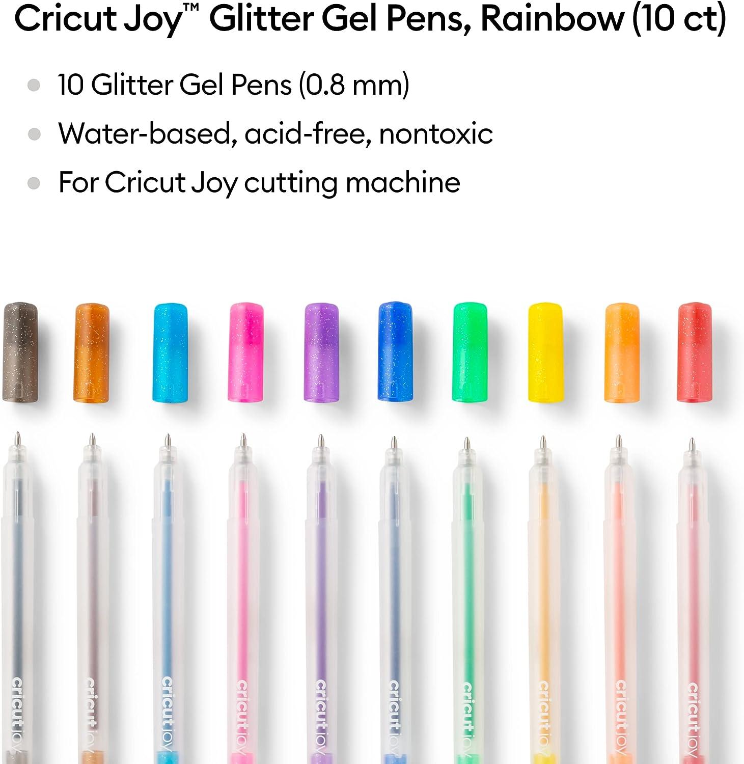 Cricut Joy Sparkle Gel Pens (Set of 10), for Use with Cricut Joy