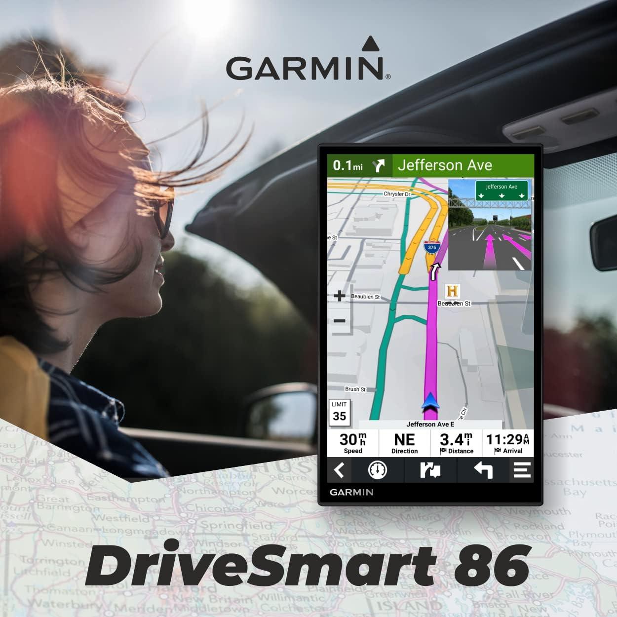 Garmin DriveSmart 86, 8 pouces Car GPS Navigator Maroc