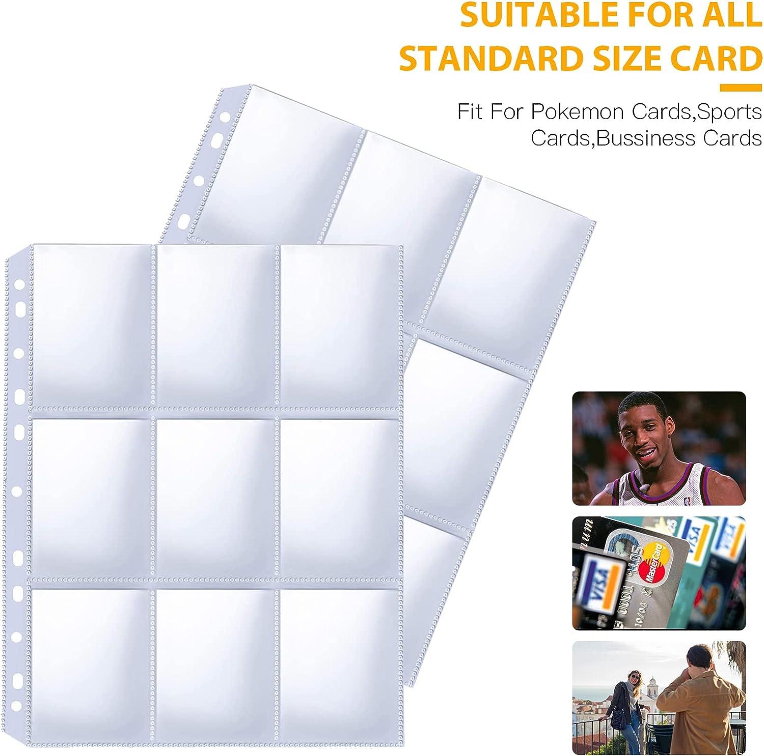 100 Pack 9-Pocket Trading Card Pages - Double-Sided Sleeves for Pokemon,  Sports, Coupons, Game Cards | Buy Now with Express International Delivery |  GoSupps.com