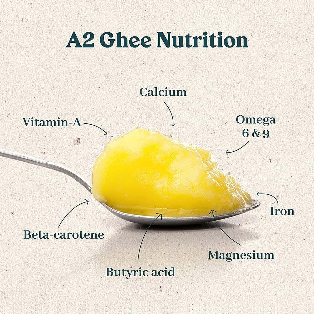 Grass Fed A2 Ghee Clarified Butter (32Oz) Unsalted Gir