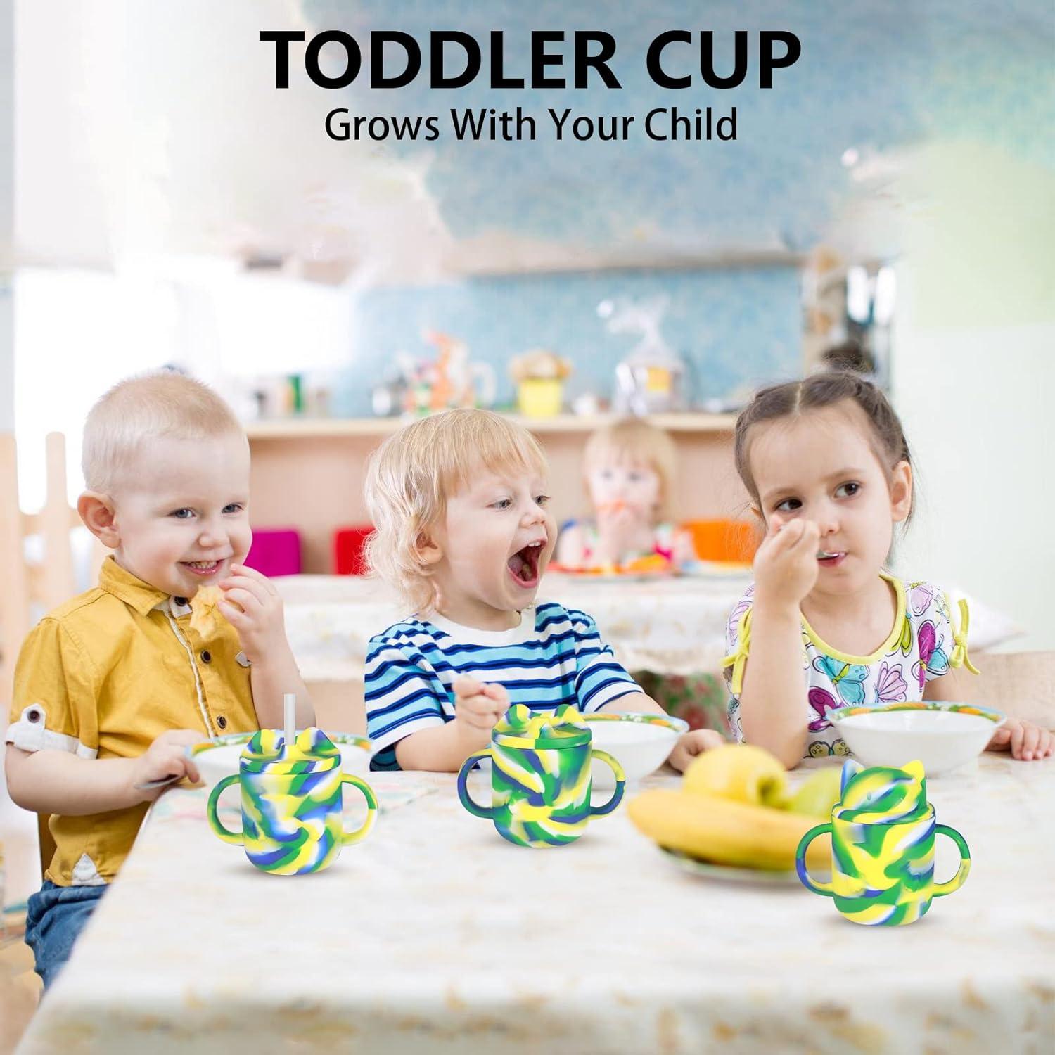  32 Pack Multi Toddler Cups 8.8 Ounce Kids Cups Small