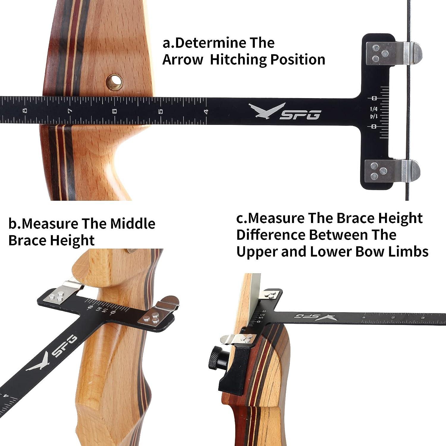 Sopoger Archery Bow Square Nocking Points Pliers Kit T Shape Turning