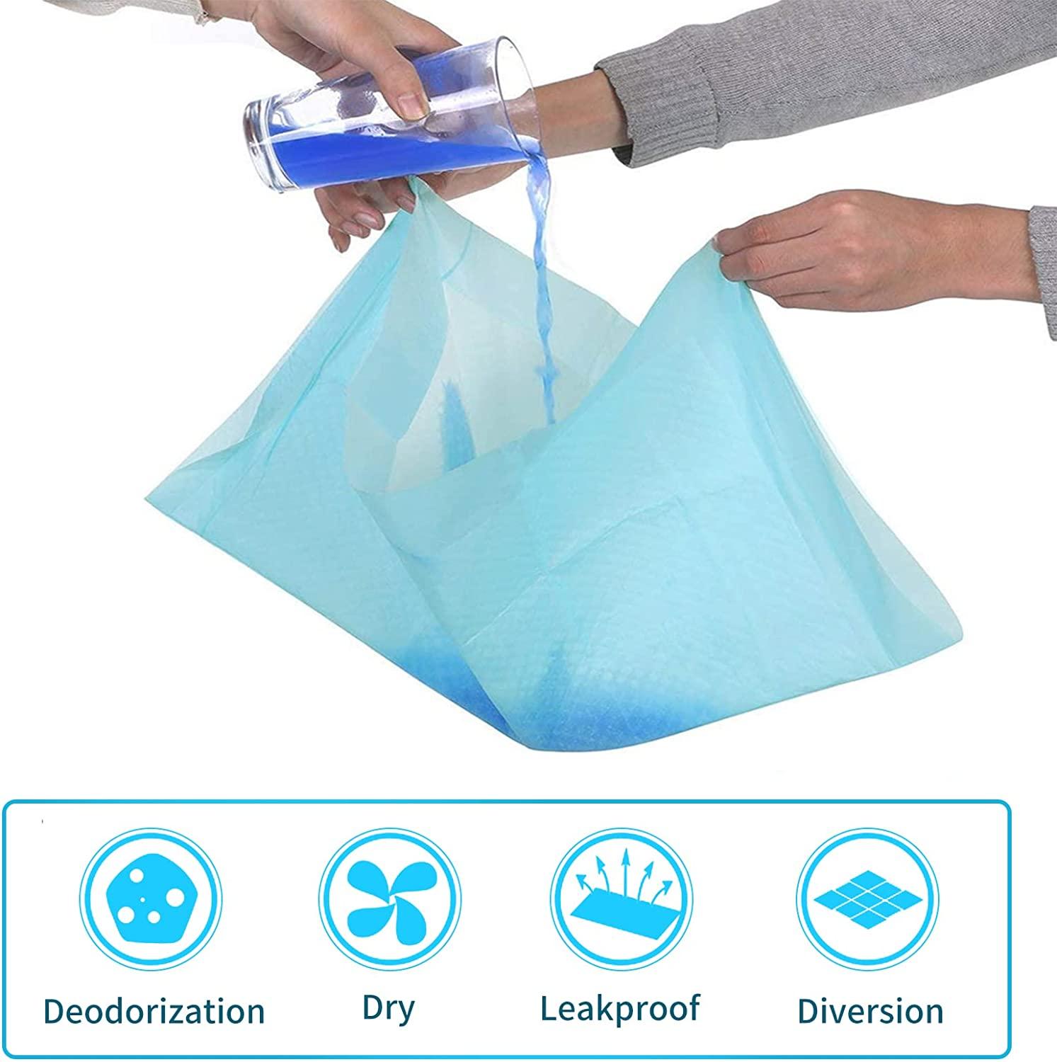 CAILOS Rabbit Pee Pads, Disposable Super Absorbent Diaper, Pet Toilet