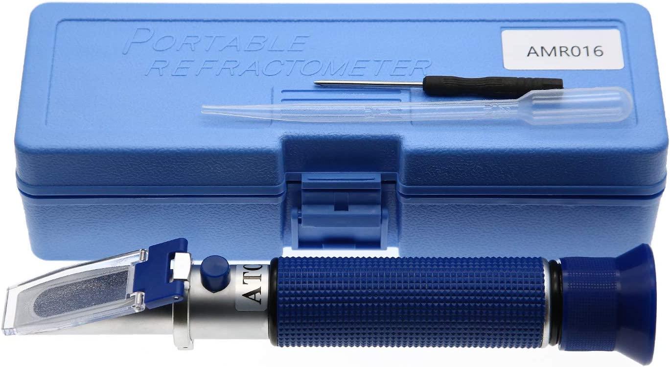 AMTAST Pet Urine Specific Gravity Refractometer Dog Cat Refractometer