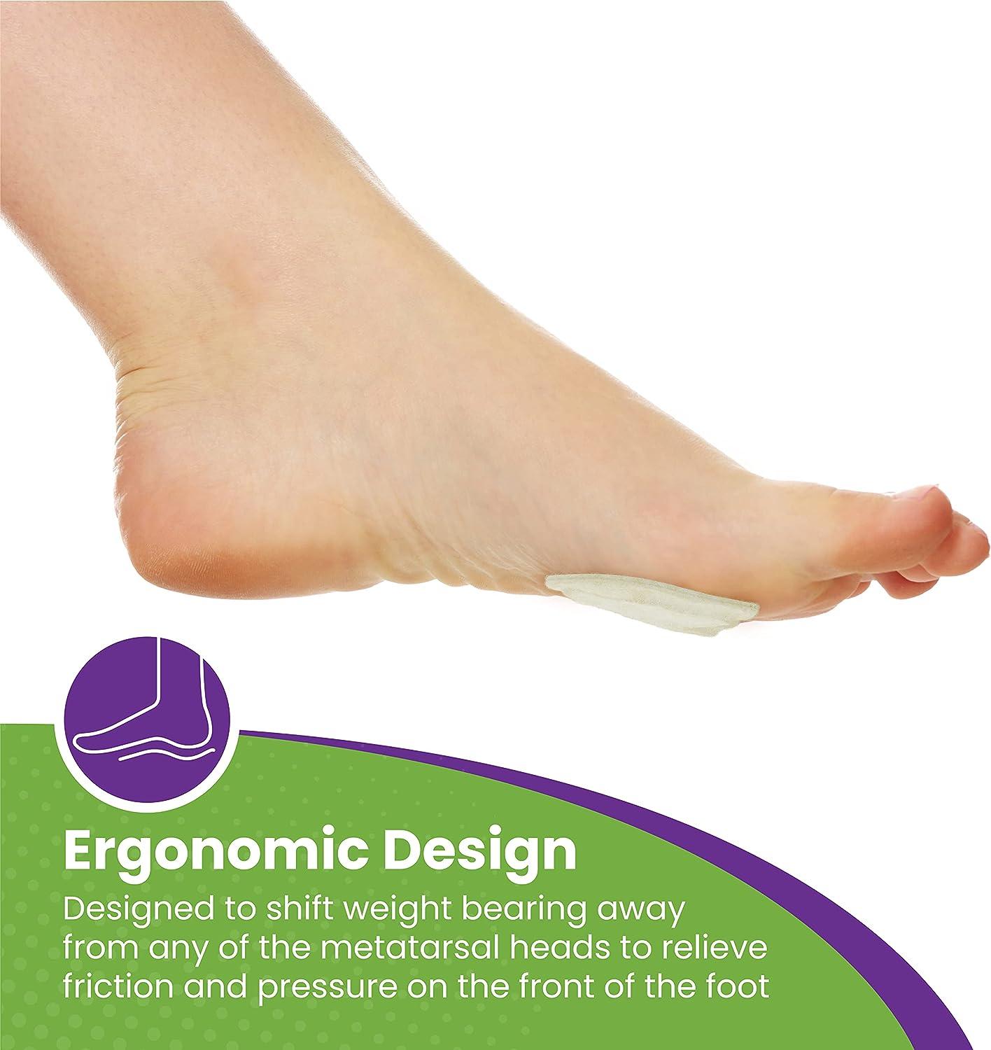 Premium Dancers Pads for Ball of feet Pain Sesamoiditis Pads 1/4