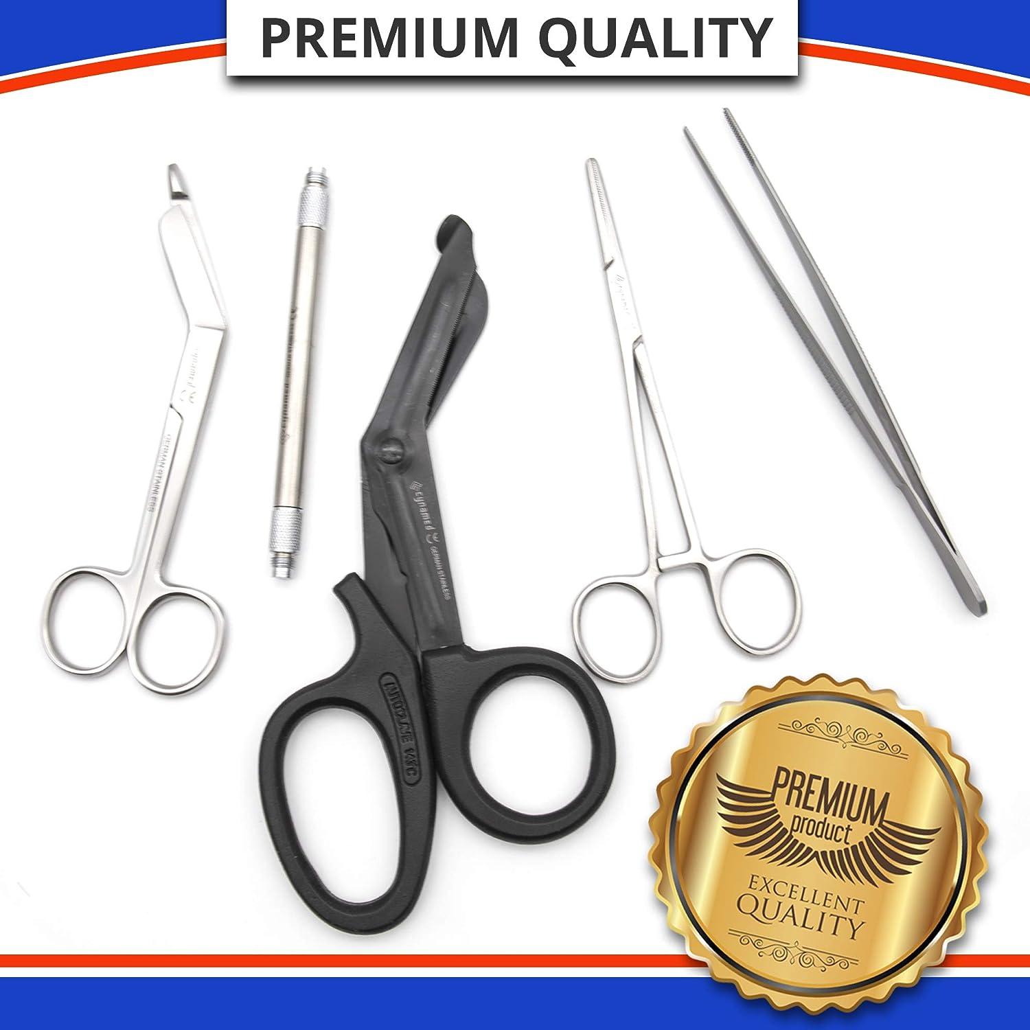 Medical Bandage Scissors - Trauma Scissors and EMT First Responder Shears -  Made with Premium Quality Stainless Steel for Nurse, Doctors, First Aid