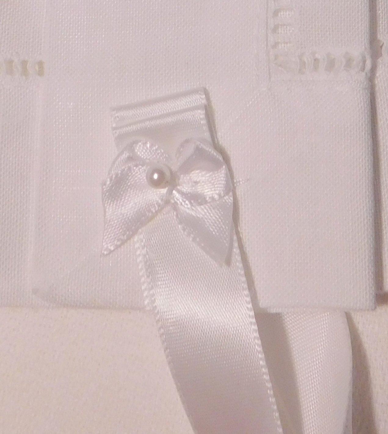 Integrity Designs Baby Linen Keepsake Cross Embroidered Handkerchief