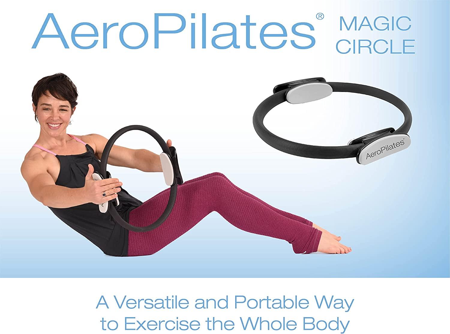 AeroPilates Magic Circle Pilates Ring for Mat & Reformer Workouts