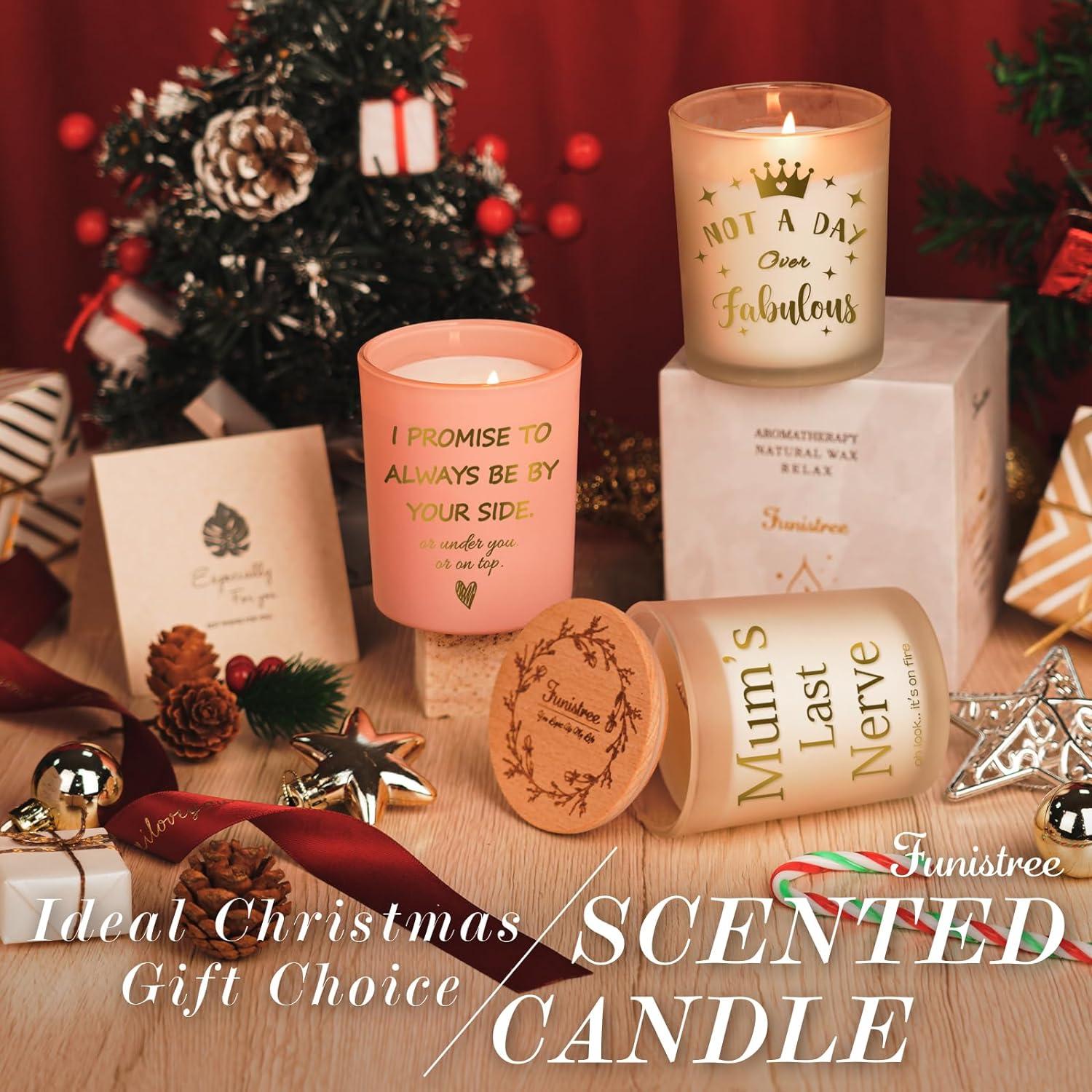 Scented Candles Gifts for Women Mum from Daughter Son Funny