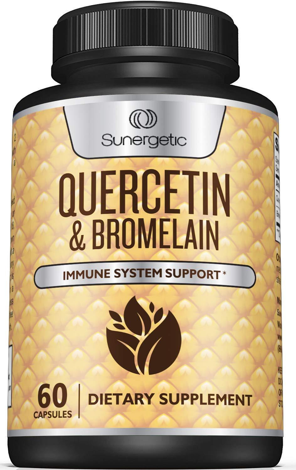 Premium Quercetin & Bromelain Supplement Powerful Quercetin Bromelain ...