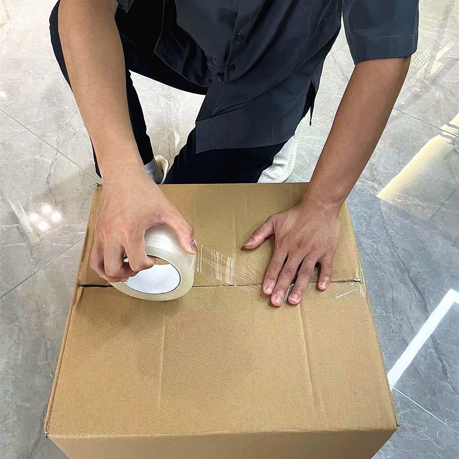 COSIMIXO 6-Pack No Noise Silent Packing Tape 2.4mil X 1.88" X 55 Yards, Industrial Heavy Duty Packaging Tape For Packing Shipping Moving And Storage - View #11