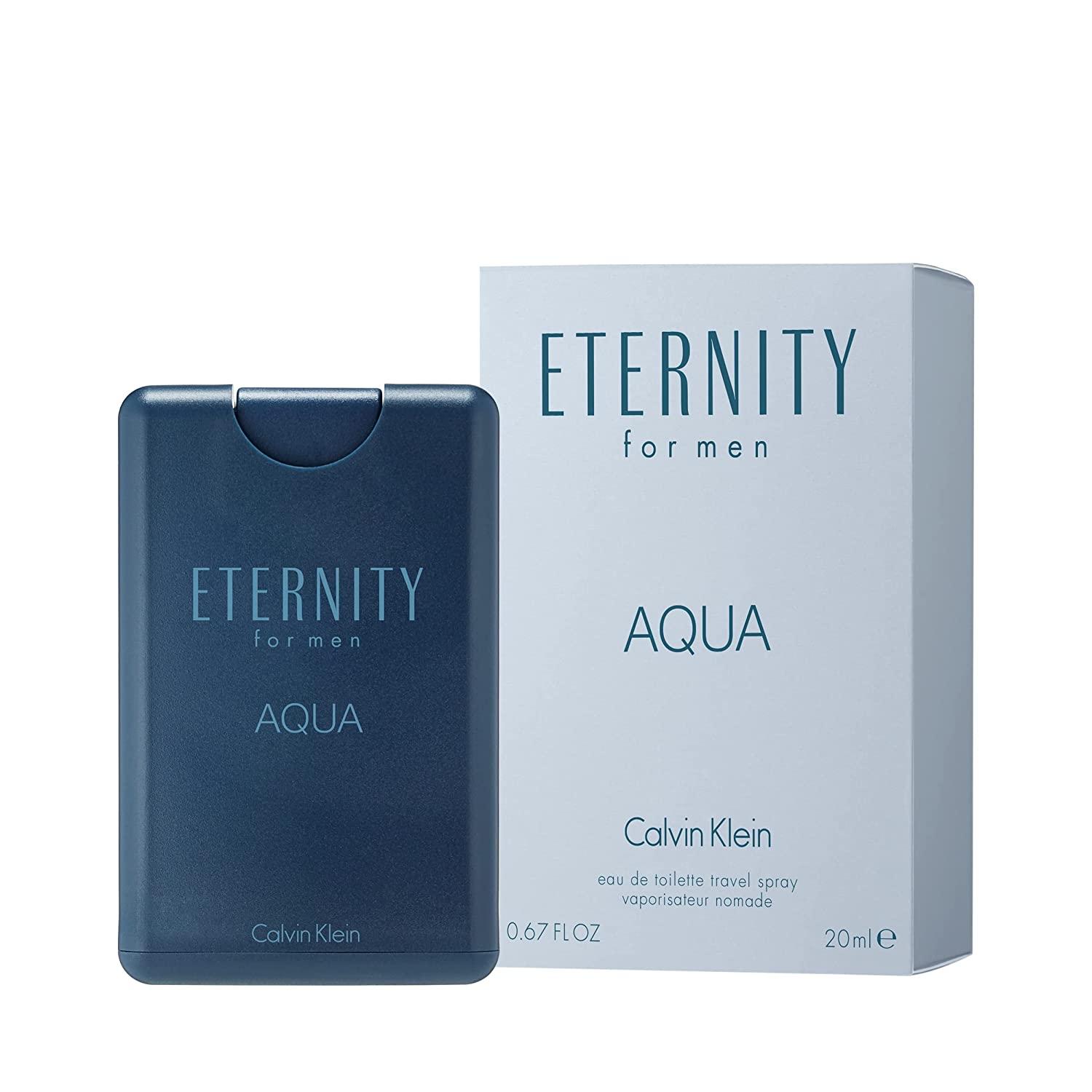 Calvin Klein ETERNITY for Men AQUA Calvin Klein Eternity for Men AQUA Eau  de Toilette 0.67 Fl Oz (Pack of 1)