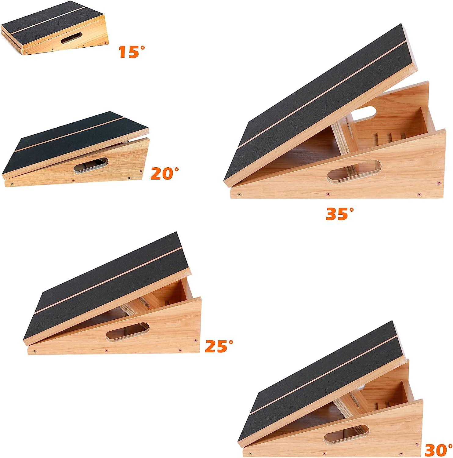 Professional Slant Board,Calf Stretcher Slant Board, 5 Positions