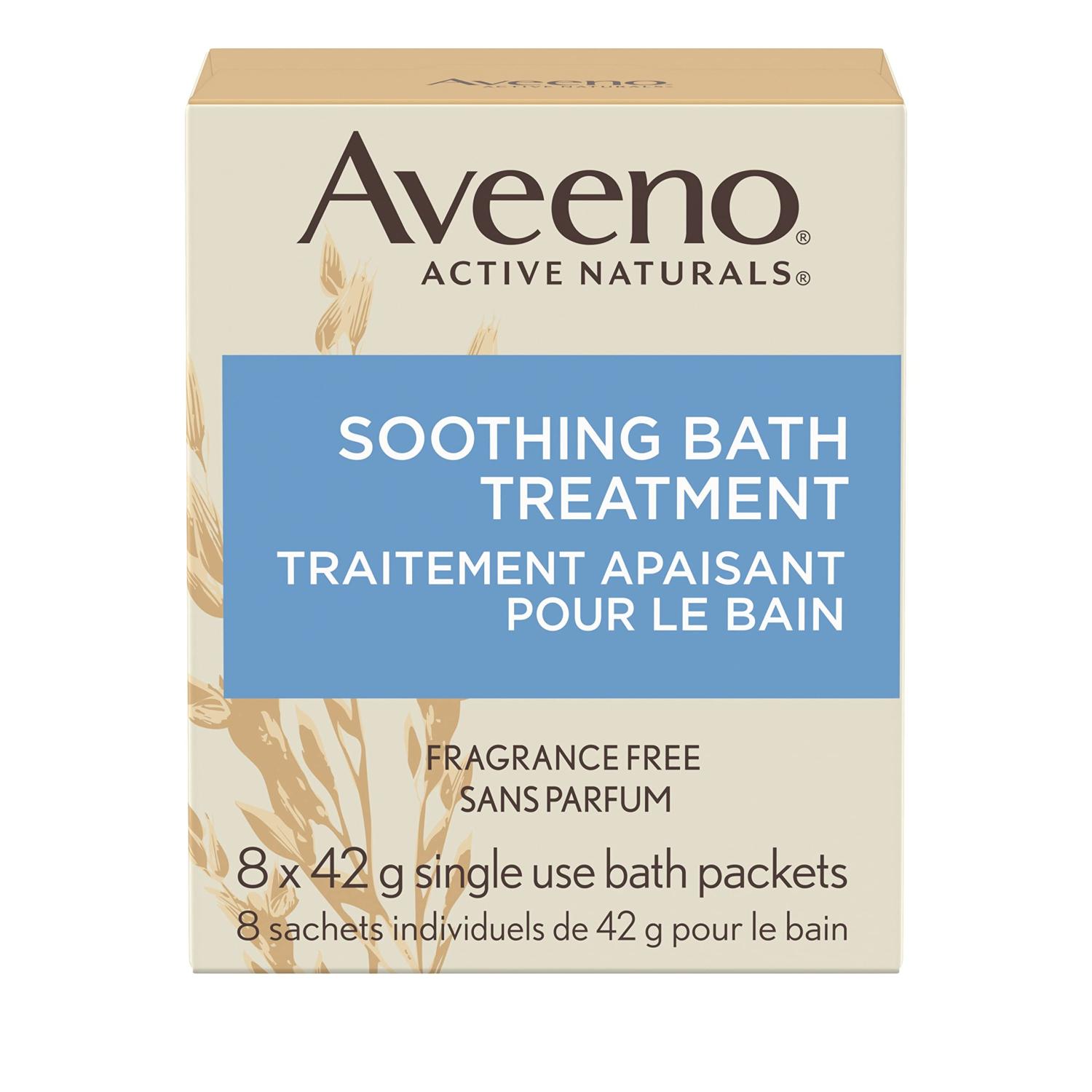 Aveeno Soothing Bath Treatment with 100 Natural Colloidal Oatmeal for