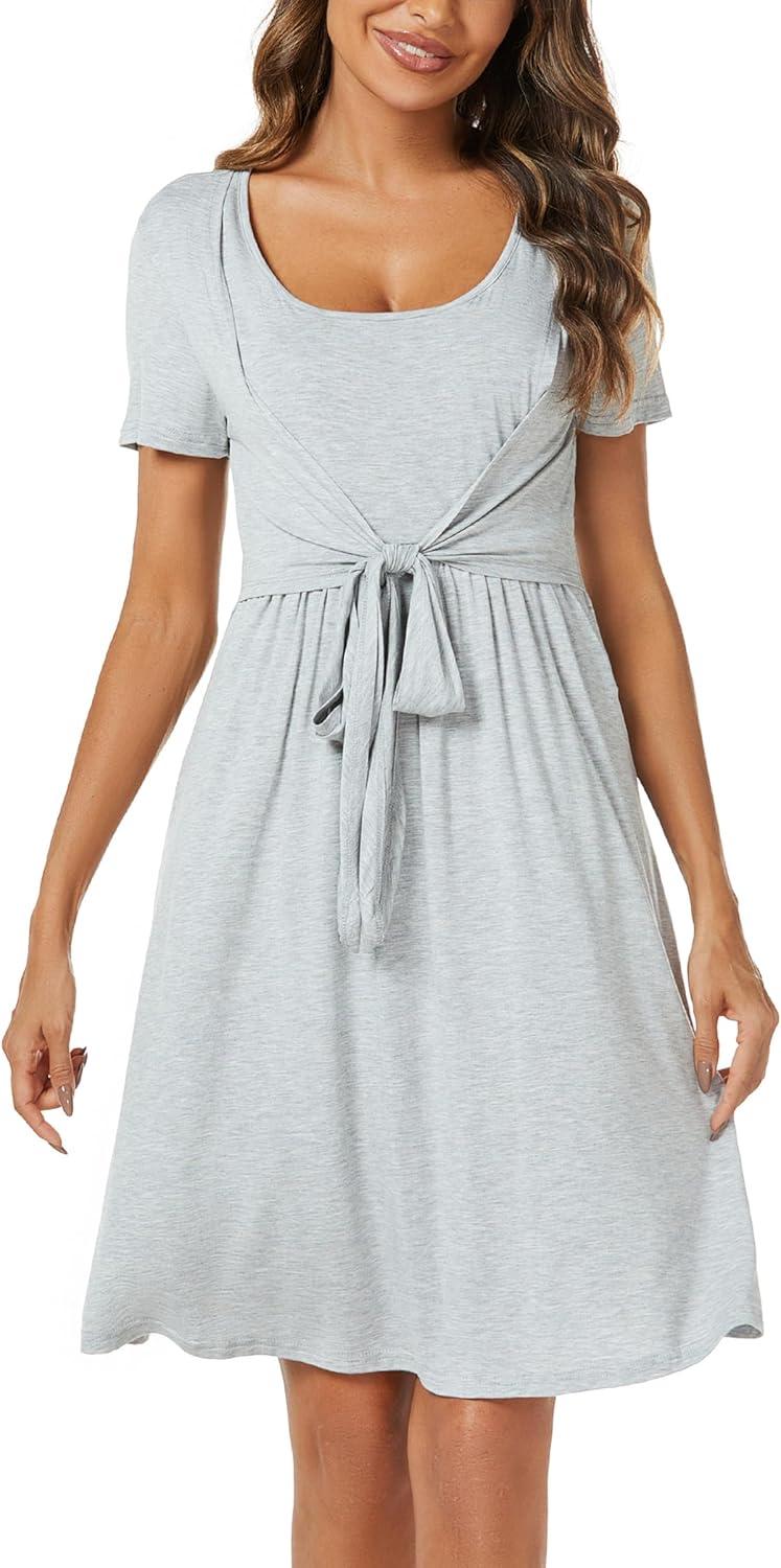 breastfeeding formal dress 100% Merino Wool Breastfeeding Dress, Size XL, *Defect* main image 1