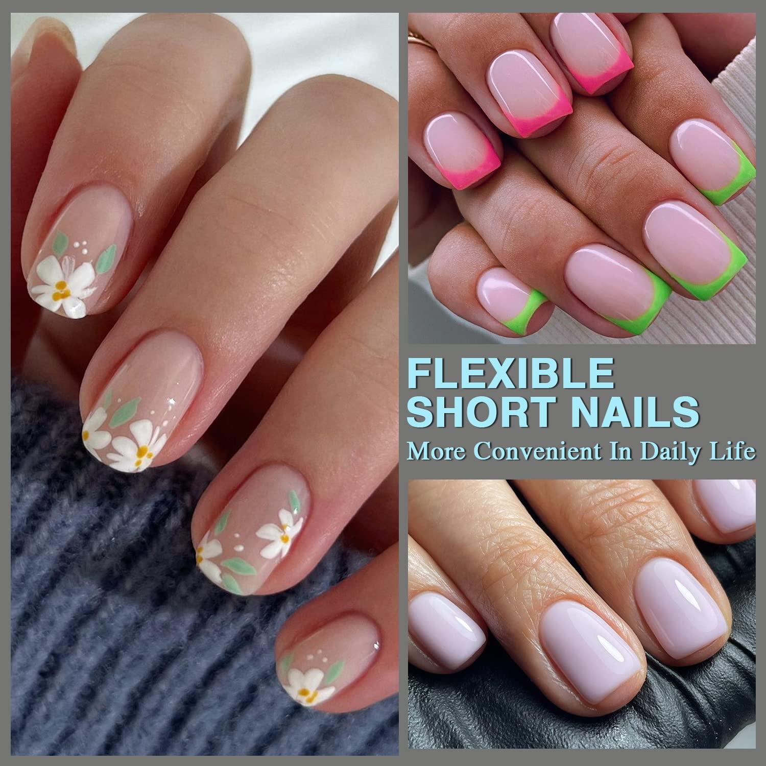 Short Simple Nail Extensions Trend Hits