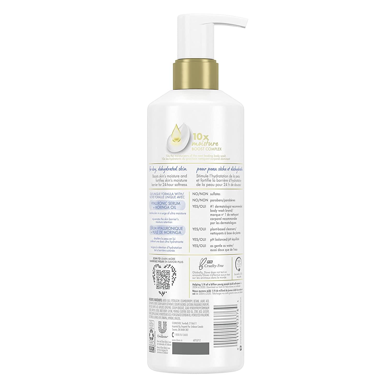 Dove Body Love Moisture Boost Body Cleanser for Dry Skin 17.5 fl oz 3