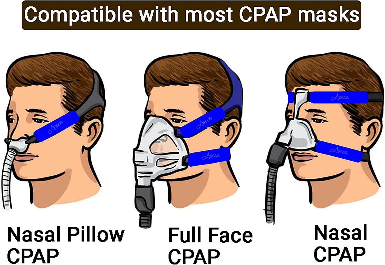 4Packs CPAP Strap Covers, CPAP Strap Comfort Pads, CPAP face Pads