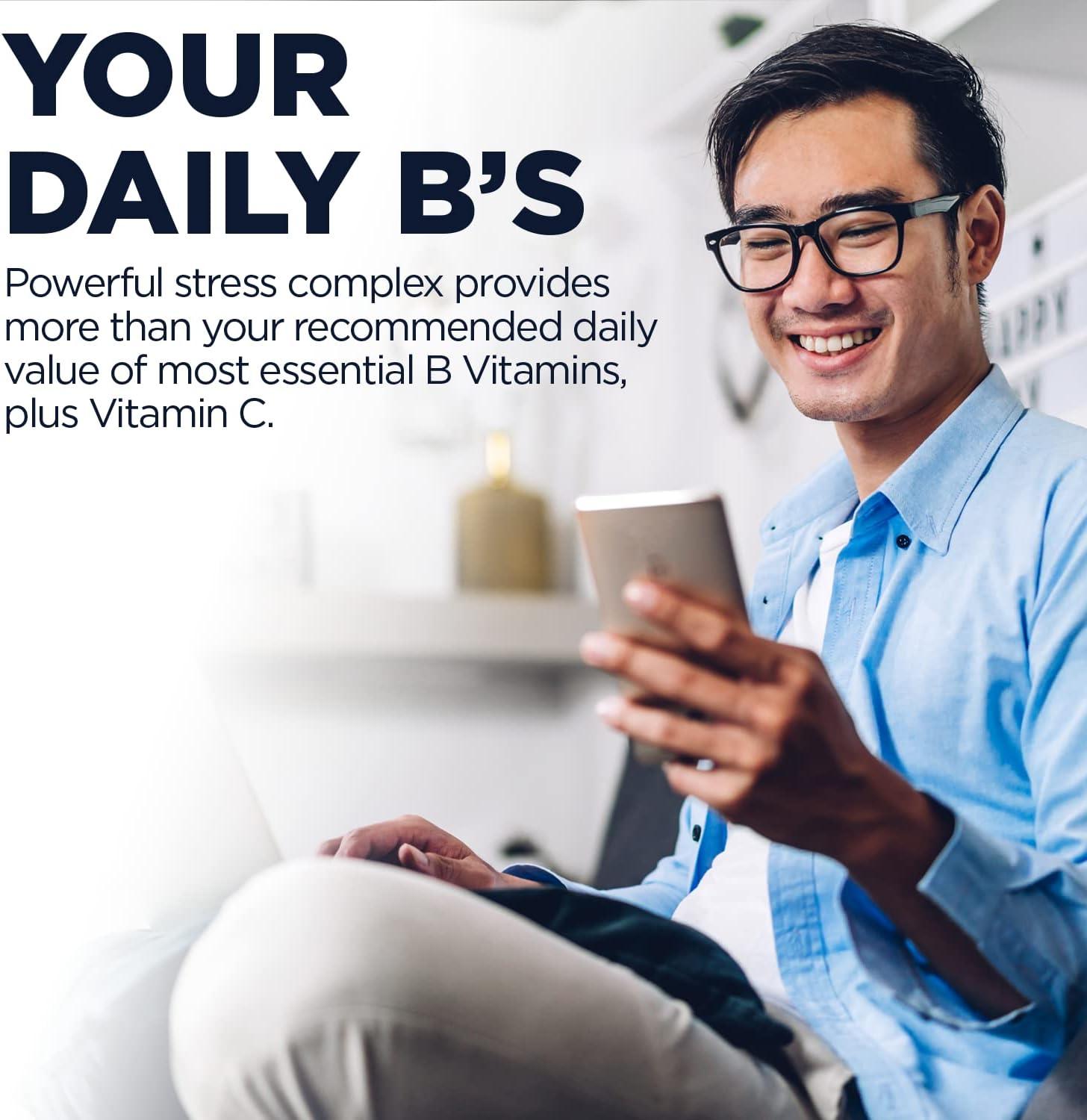 KAL Stress B Complex Vitamin Supplement Vitamin B Complex for Energy