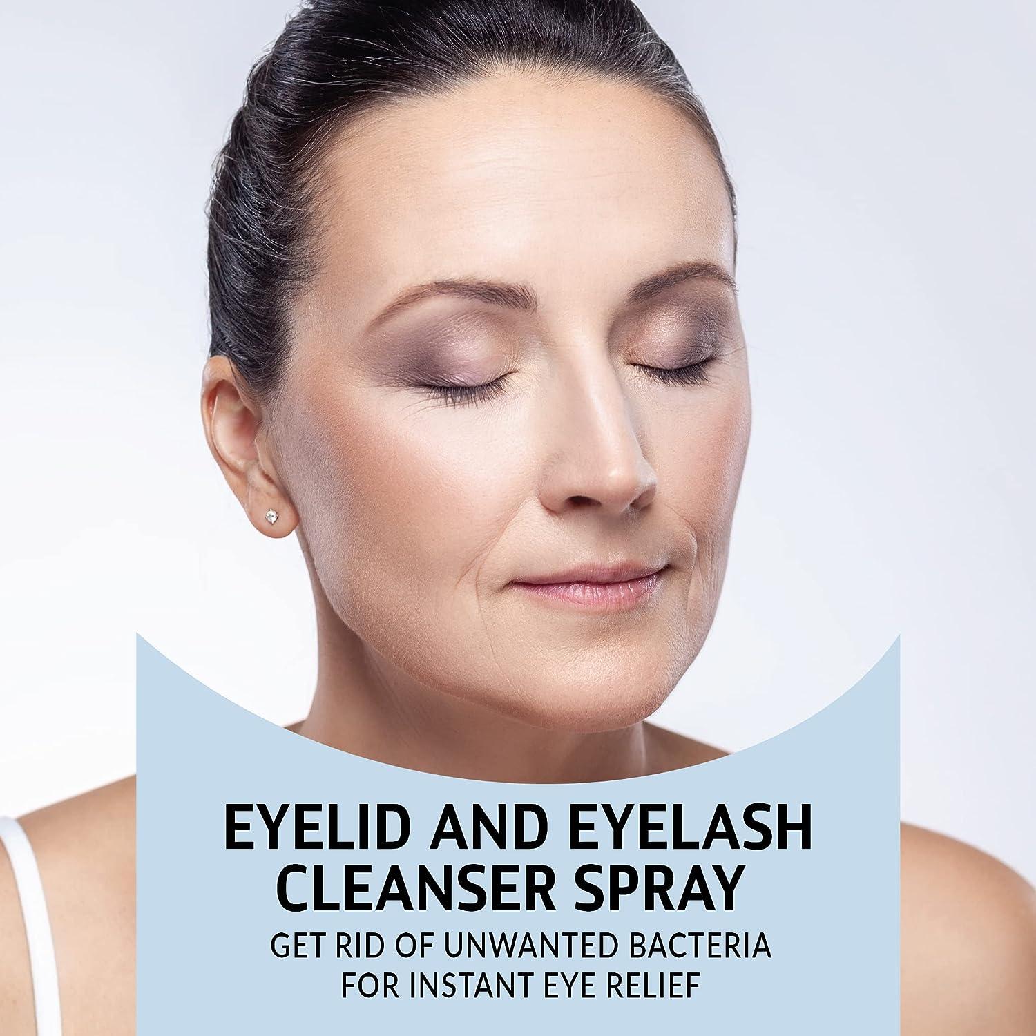 Base Labs Hypochlorous Acid Eyelid Cleanser Spray 0.02 60ml For Stye Eye Treatment