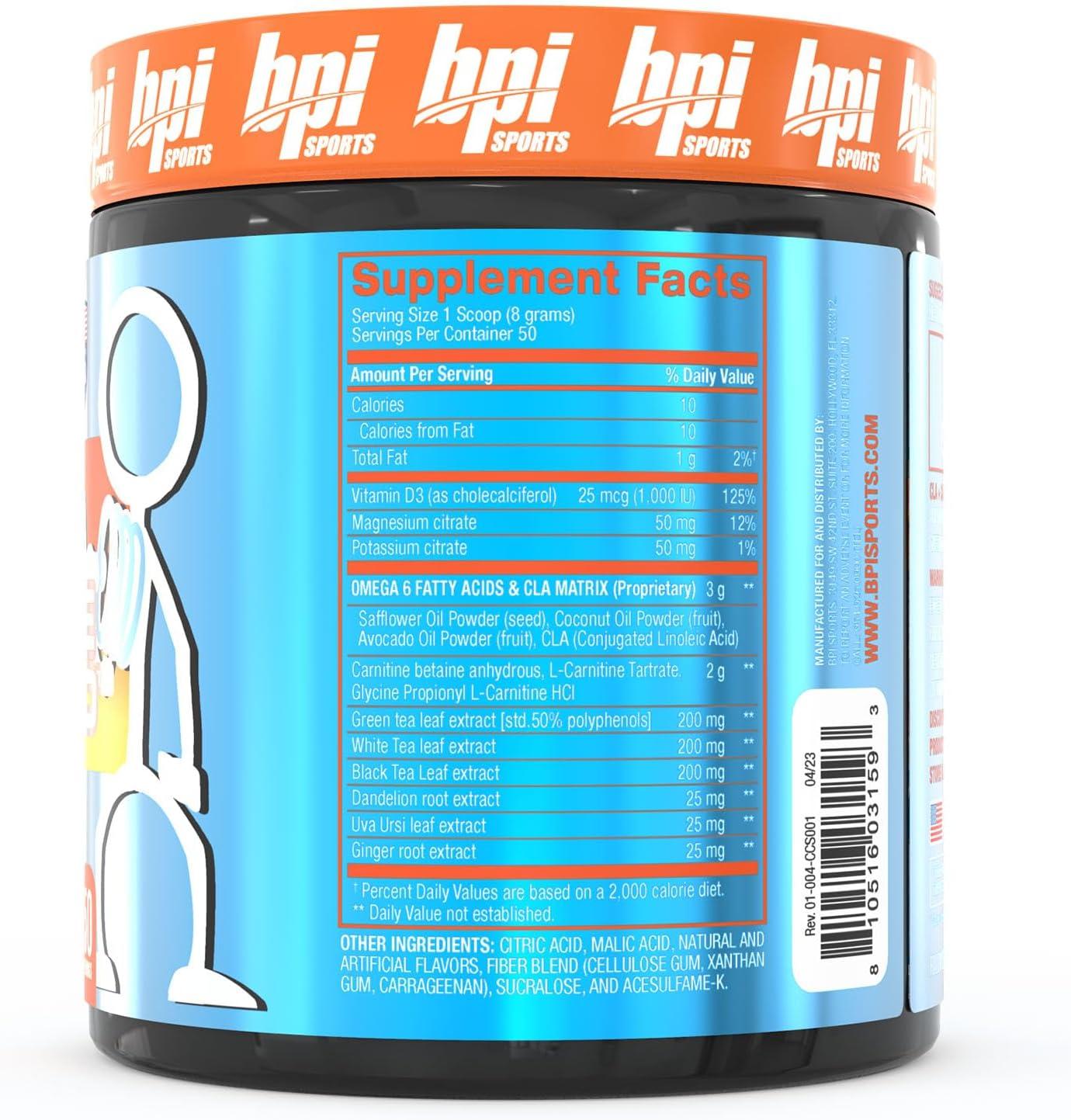 Buy BPI Sports CLA + Carnitine Shredded - Tropical Mango | Supports Lean  Muscle & Fat Loss - 50 Servings - International Shipping Available | Buy  Now with Express International Delivery
