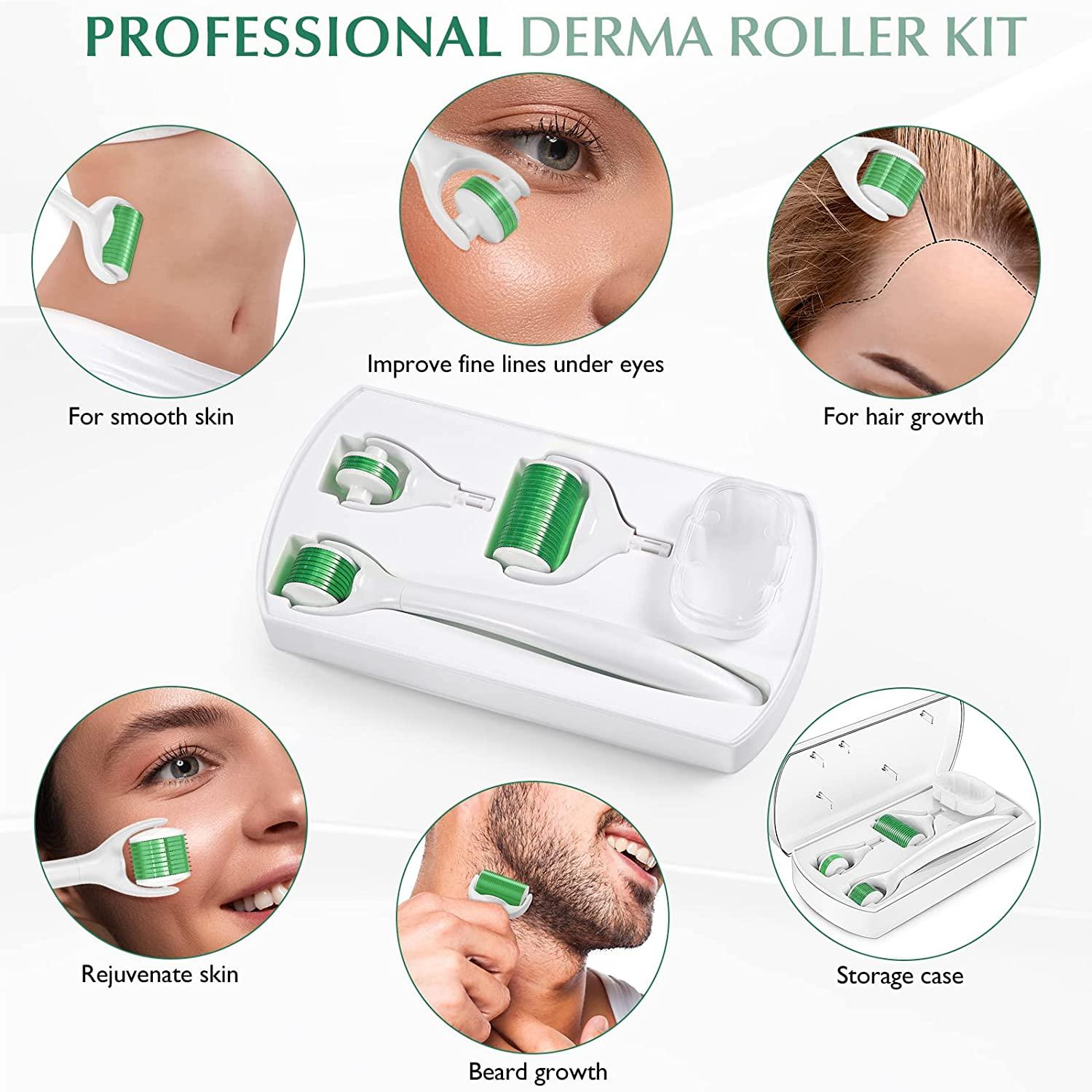 Derma Roller Skin Dermaroller Microneedle Skin Rollers Micro Needle