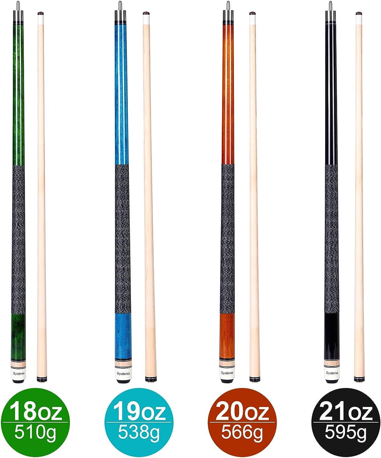 HomeSeason 58 Inch Pool Cue Stick Canadian Maple Wood 13mm - View #14