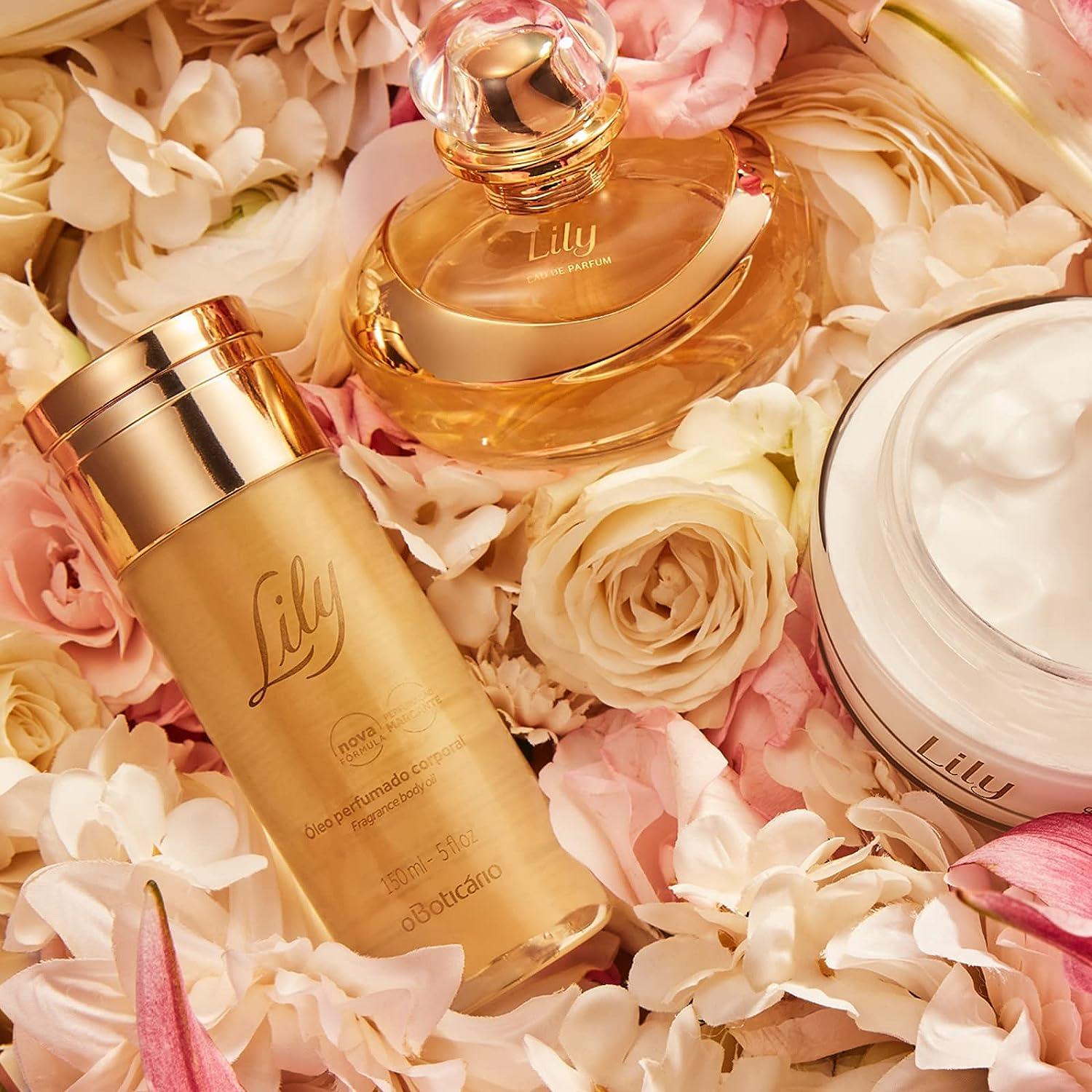 Lily Scented Body Oil - Lightweight & Fast Absorbing