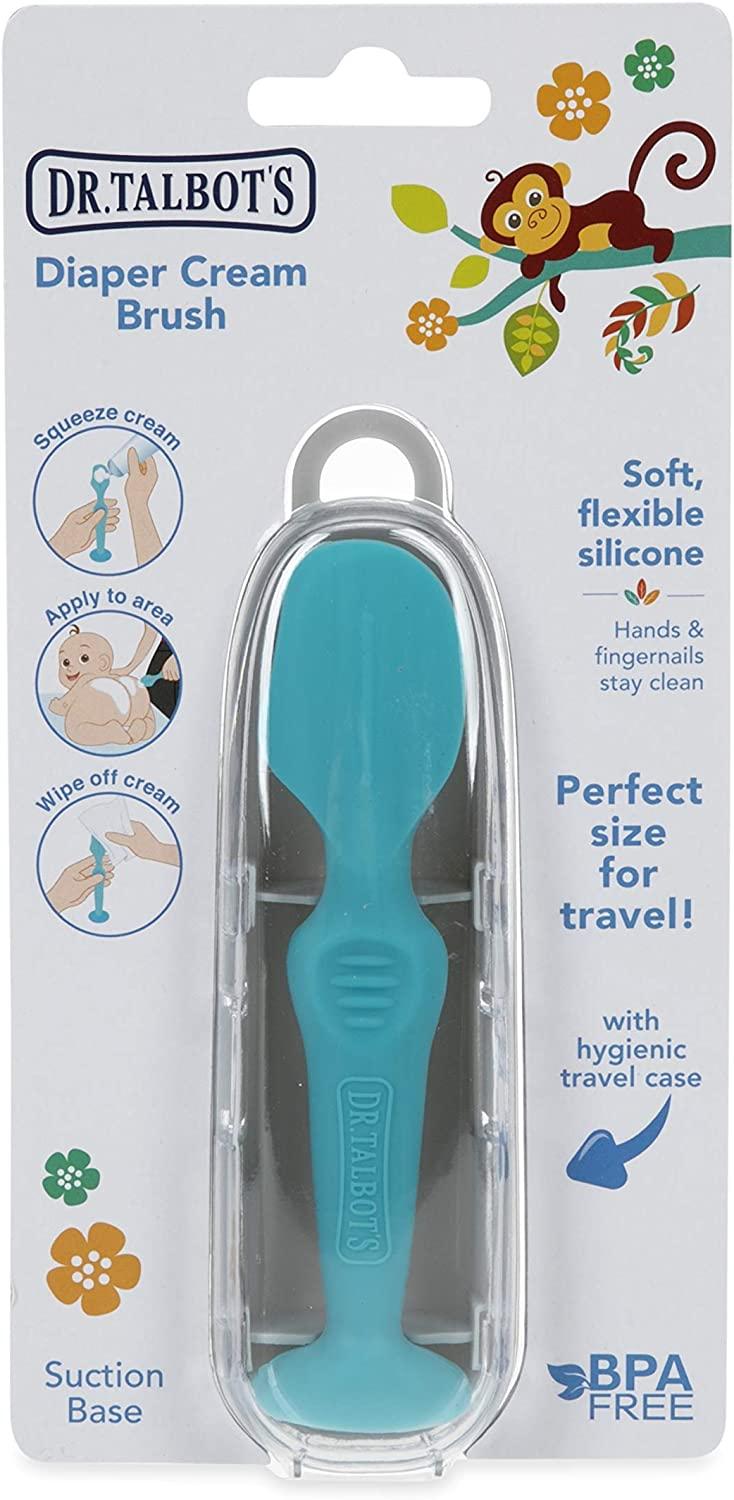 Dr. Talbot's Diaper Cream Soft Silicone Brush with Suction Base